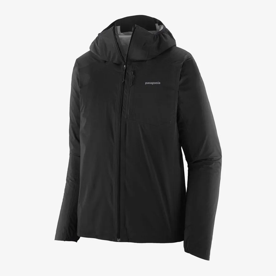Patagonia Storm Racer hardloop regenjas in zwart
