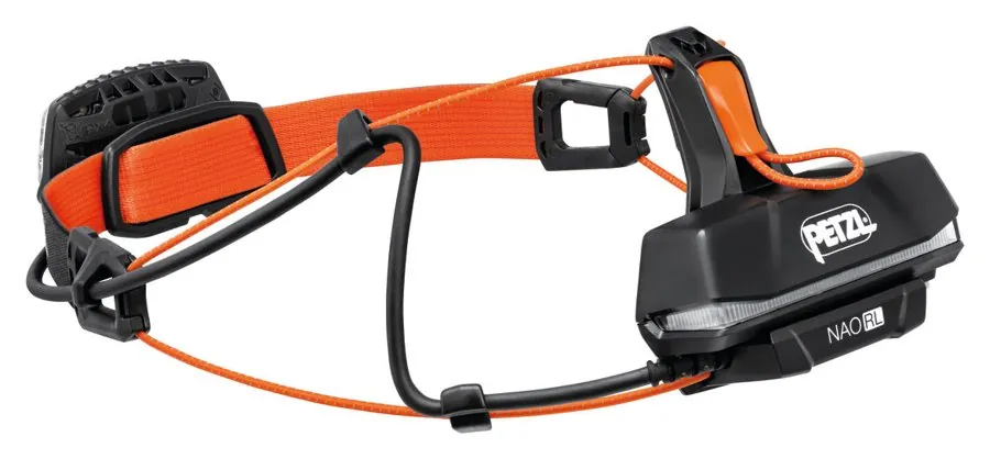 Petzl NAO RL hoofdlamp met accu achterop